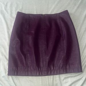 Purple/plum Free People Skirt